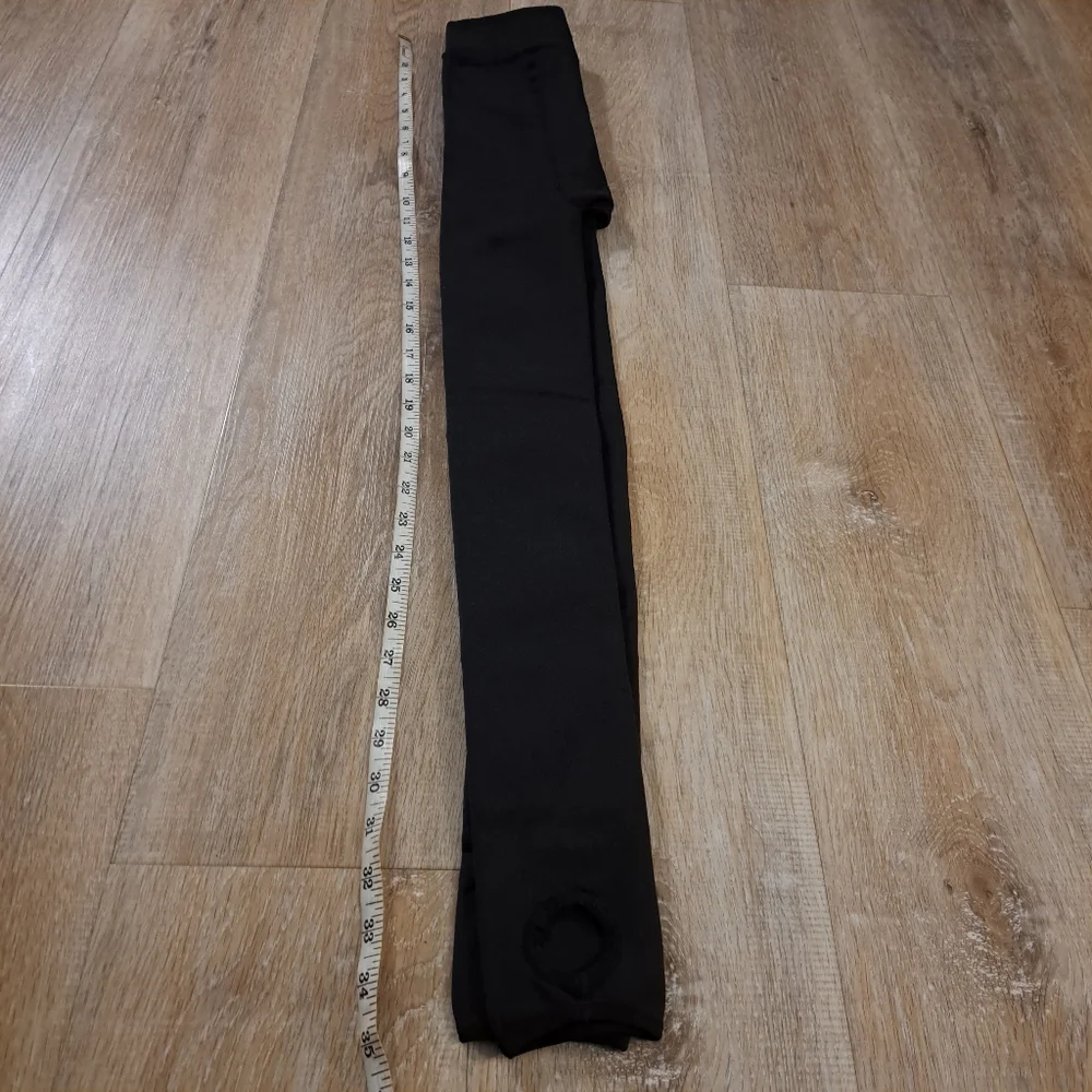 Black Fleece Lined Women's Tights New